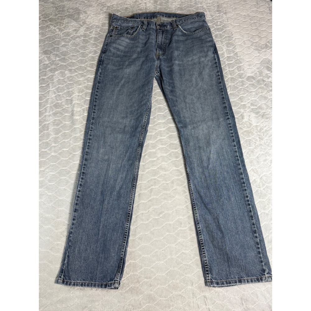 Levis 559 Straight Fit Jeans Mens 33x33 Blue Denim Y2K Streetwear Medium Wash